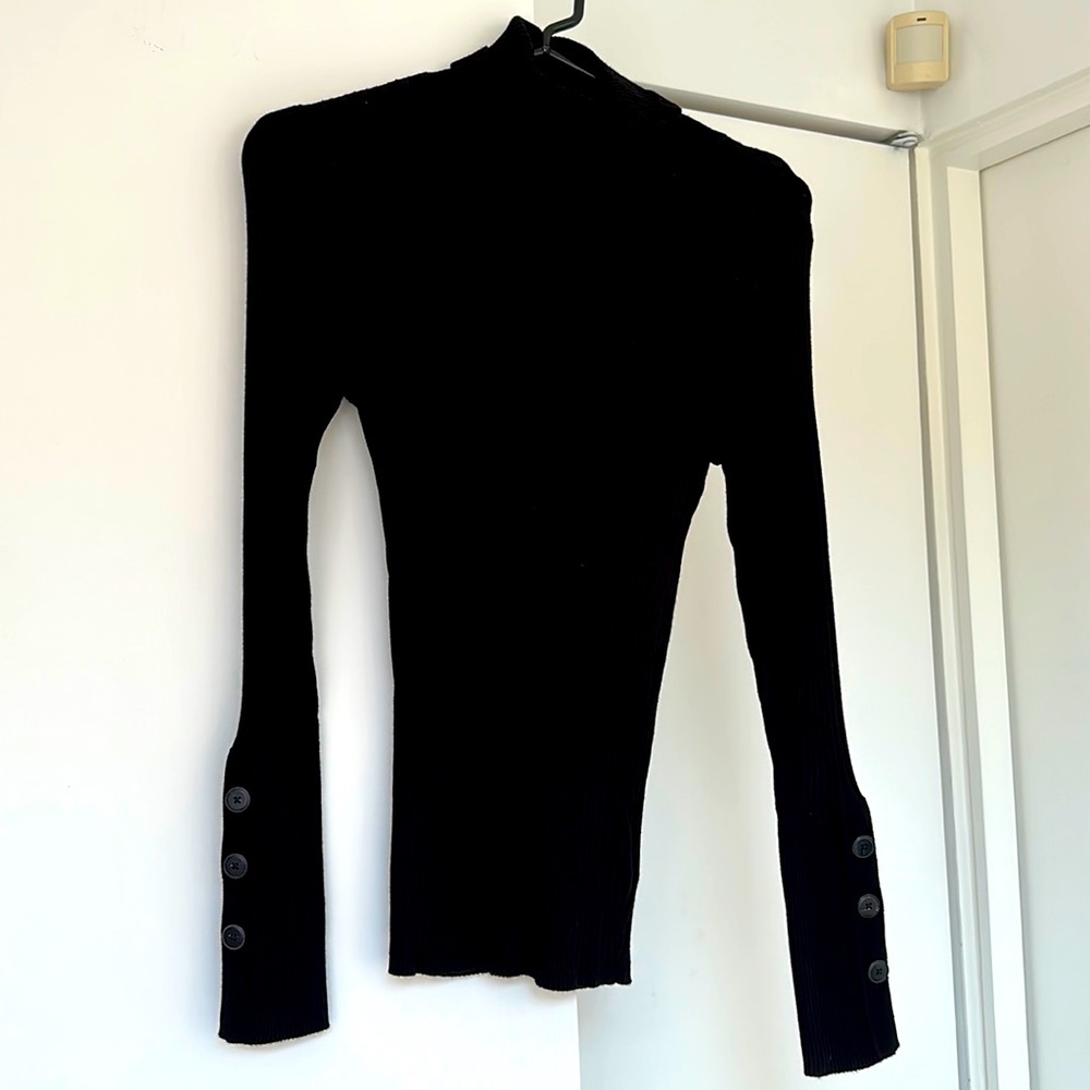 Cute button sleeve Anthro Sweater NEW